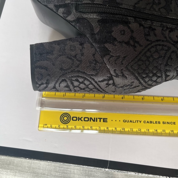 NINE WEST Silvesta Black Over-the-Knee Boot in Black Brocade Jacquard, Size 8 - Picture 8 of 15